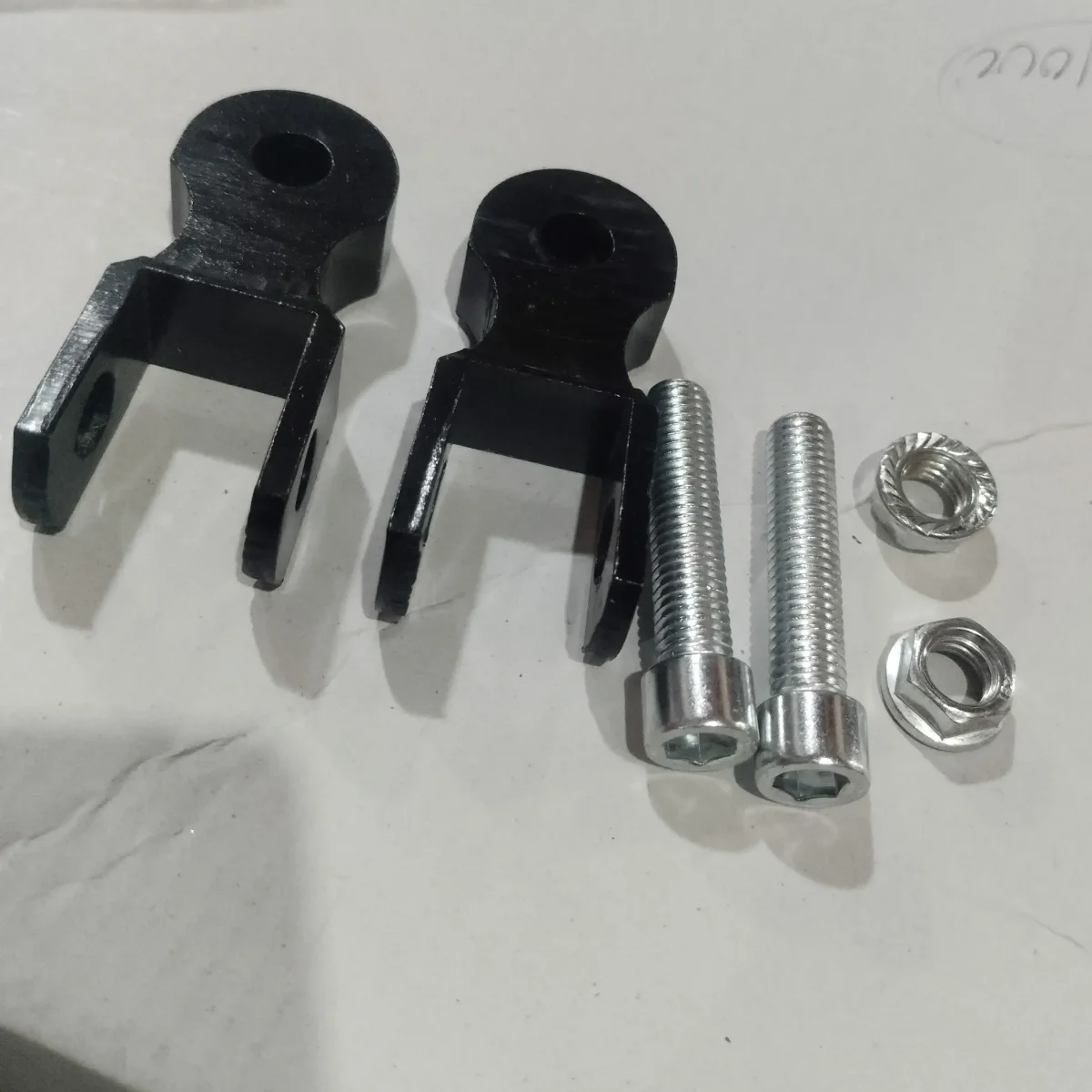 SHOCK ABSORBER HEIGHT NUT CNC TYPE BLACK