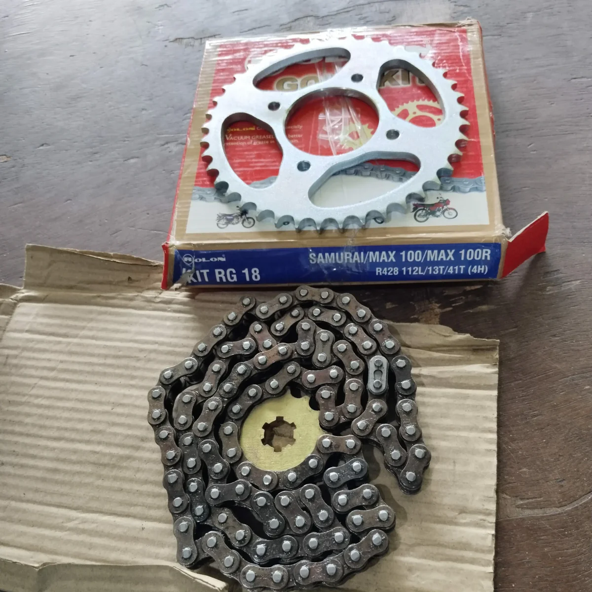 Suzuki max 100/samurai Chain Kit