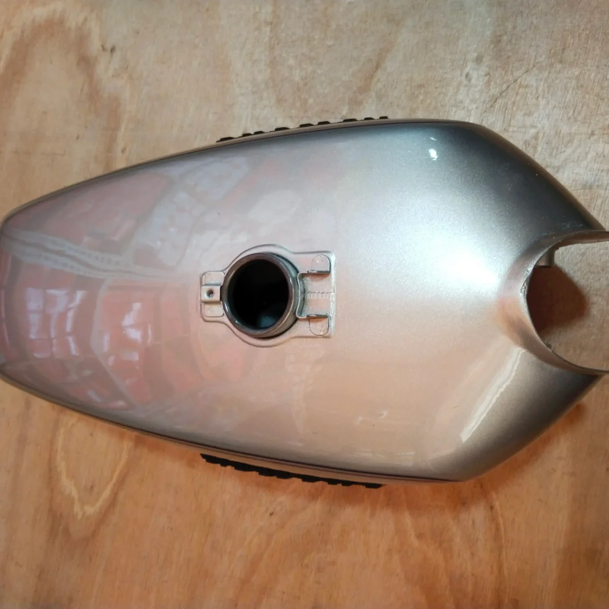 RX100 PETROL TANK SILVER 2