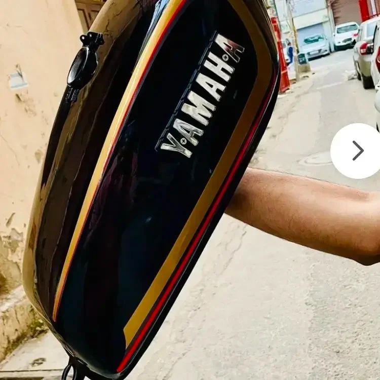RX135 PETROL TANK BLACK 2