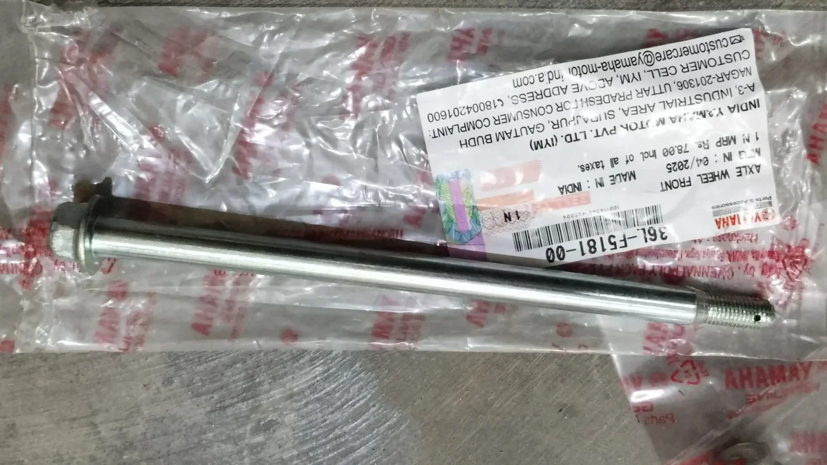Front Wheel Axle Rx Series oe