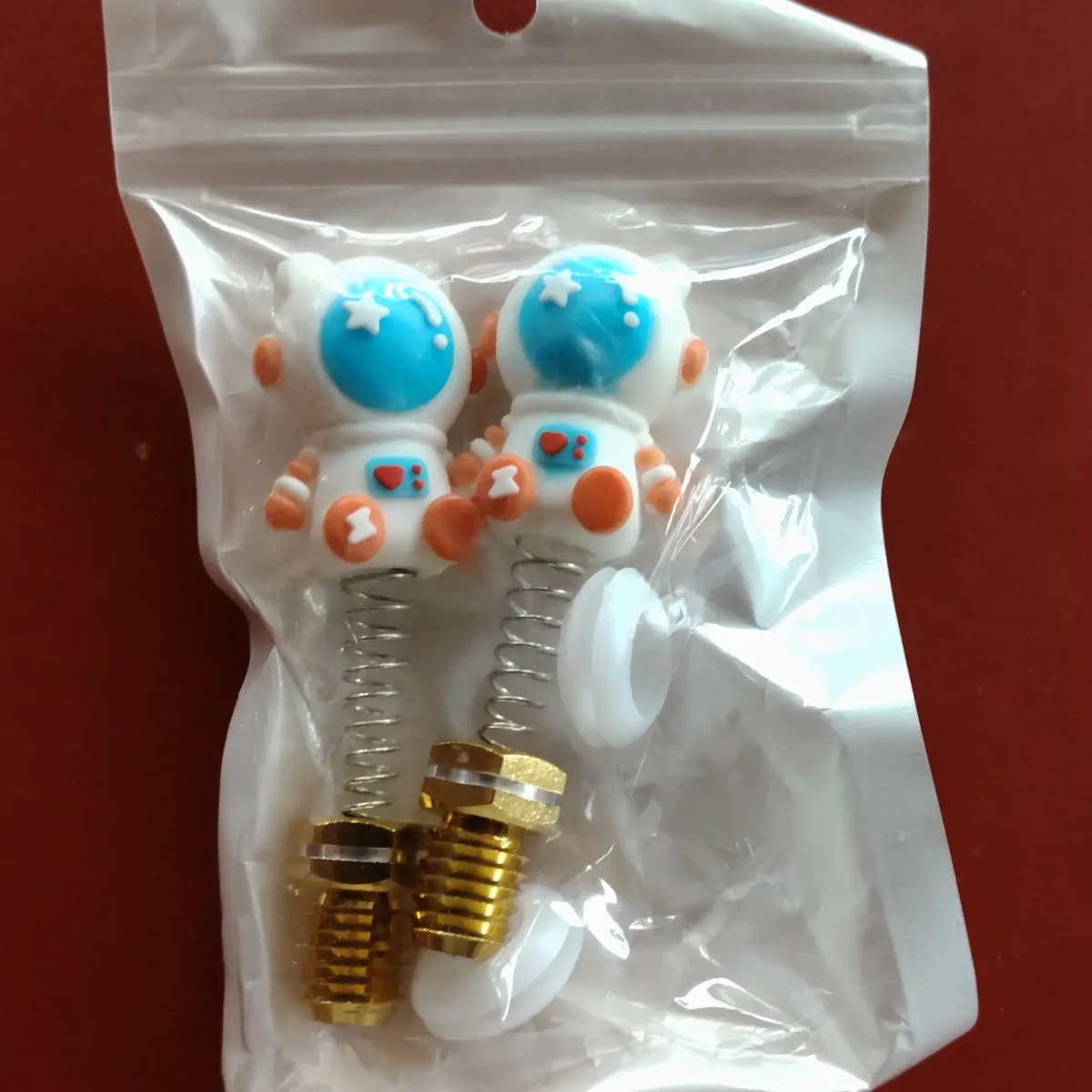 Mirror nut univarsal white