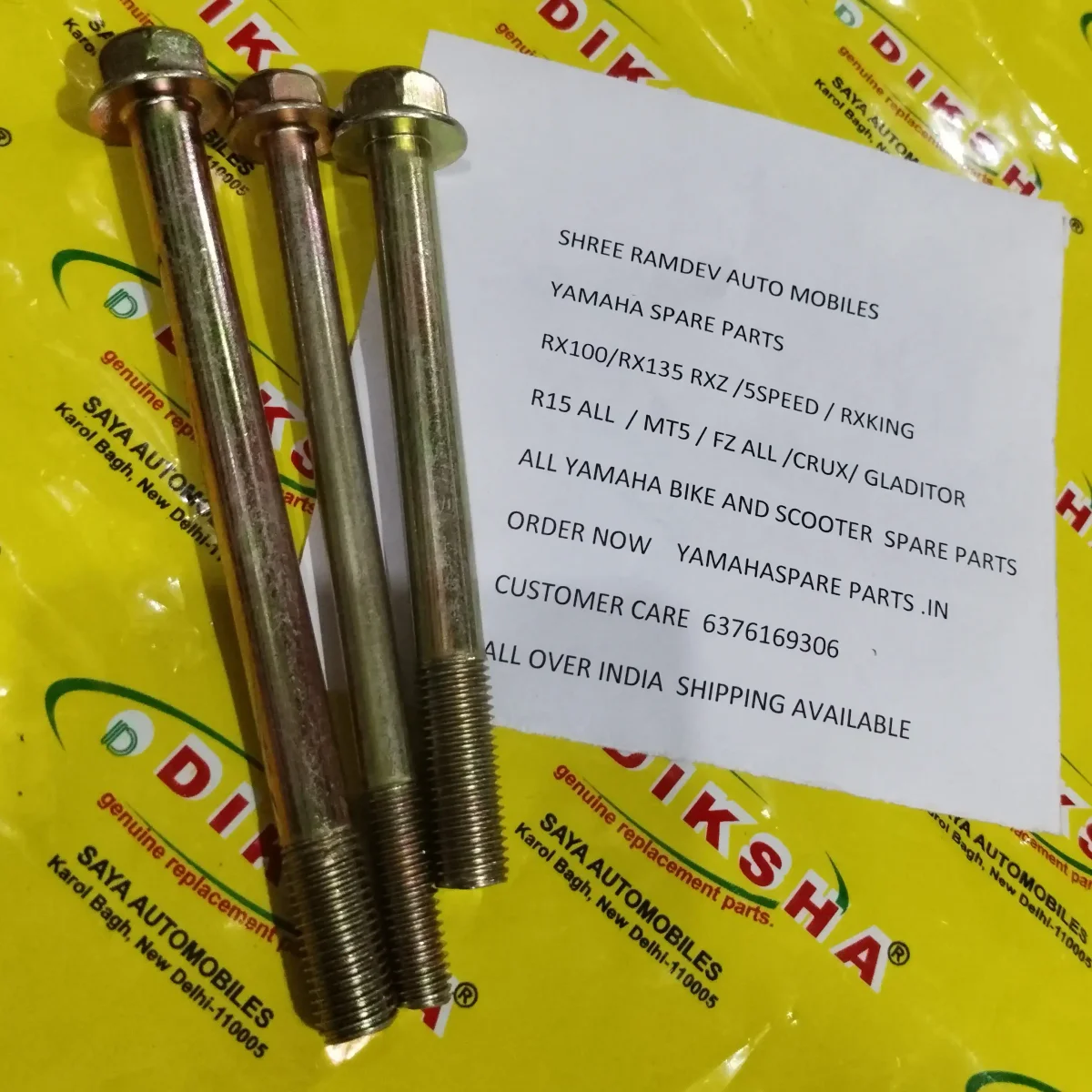 Engine Bolt Kit Rx Series 2