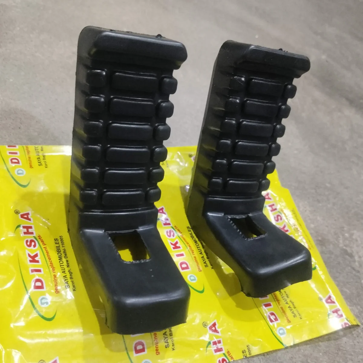 Front Foot Rest Rubber Rx Series (Set of 2)