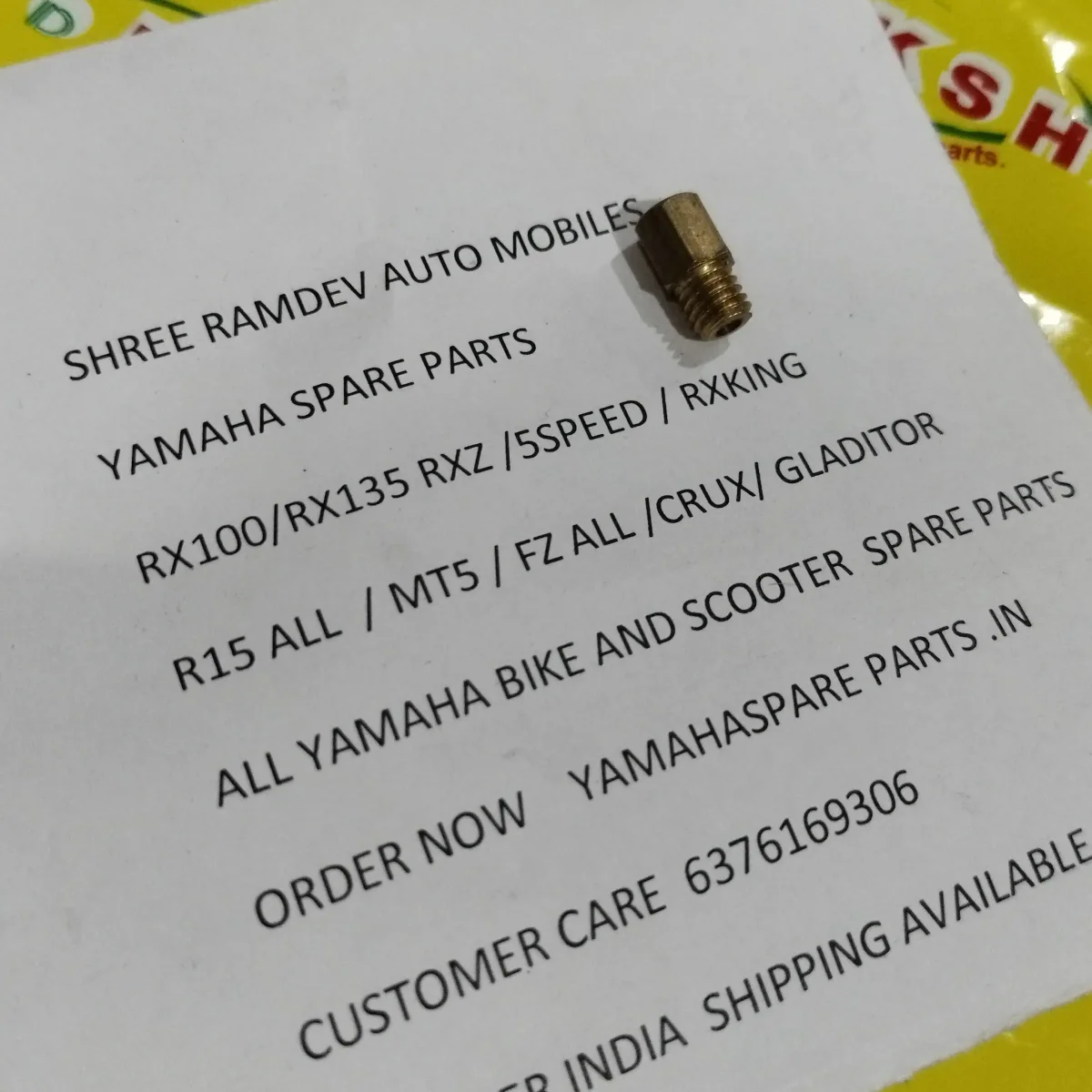 Carburettor Main Jet Rx100 Size 115
