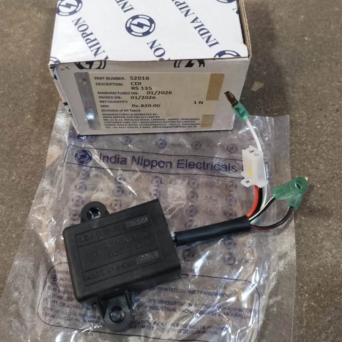 Rx135 Rxg Rxz Cdi Unit Assy Oem