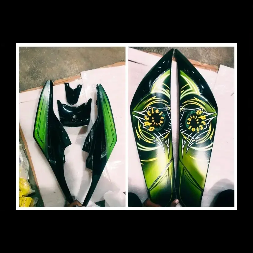 R15 V2 BODY KIT BLACK/GREEN 2