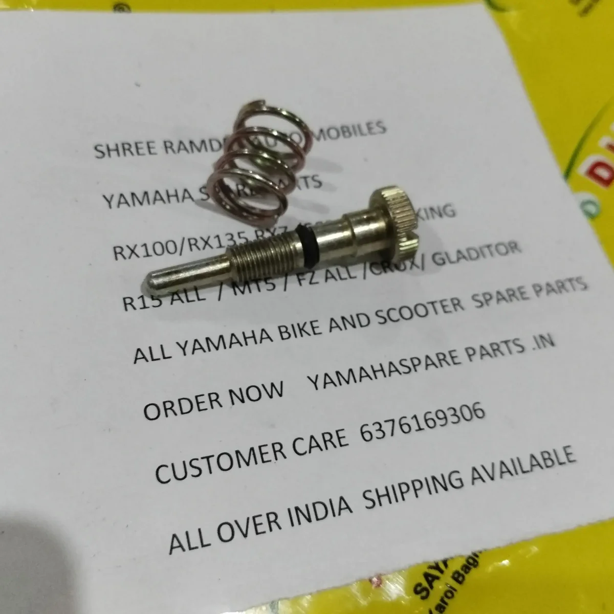 Carburettor Screw Rx Series 2