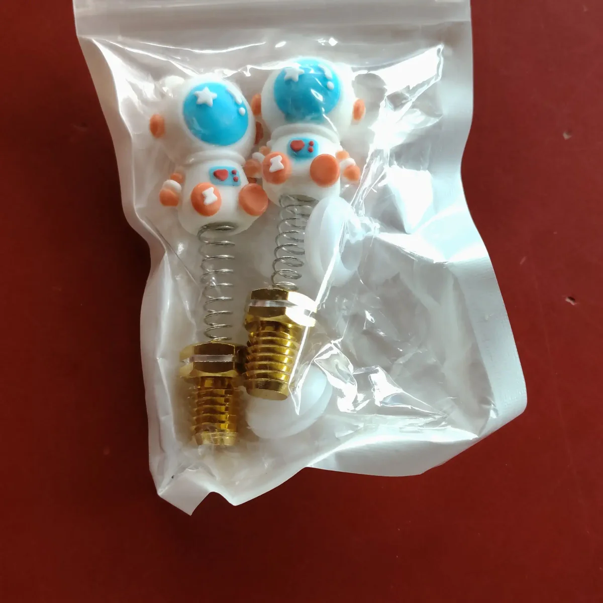 Mirror nut univarsal  white 2