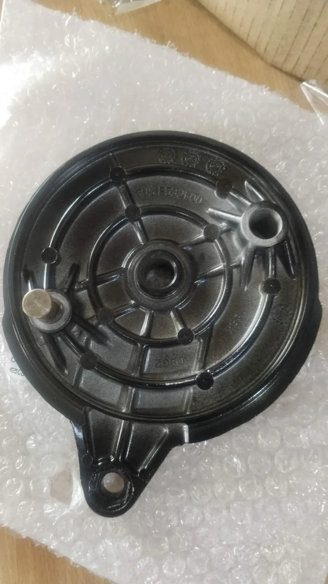 REAR BRAKE SHOE PLATE RX SERIES BLACK 2