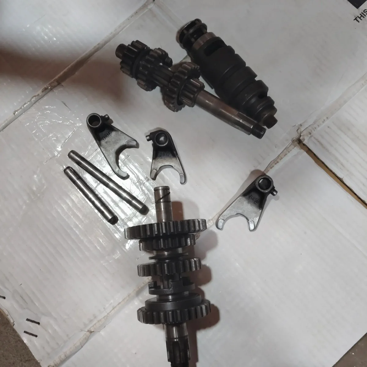 Rx100 /rx135  Gearbox set  4speed. Original used good condition 2