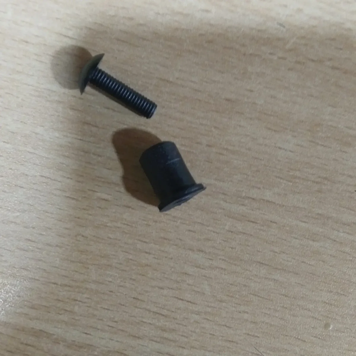 R15 VISOR GLASS SCREW  WITH NUT