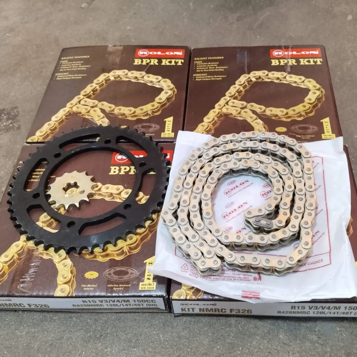 CHAIN KIT R15 V3 V4 R15M (BRASS KIT)