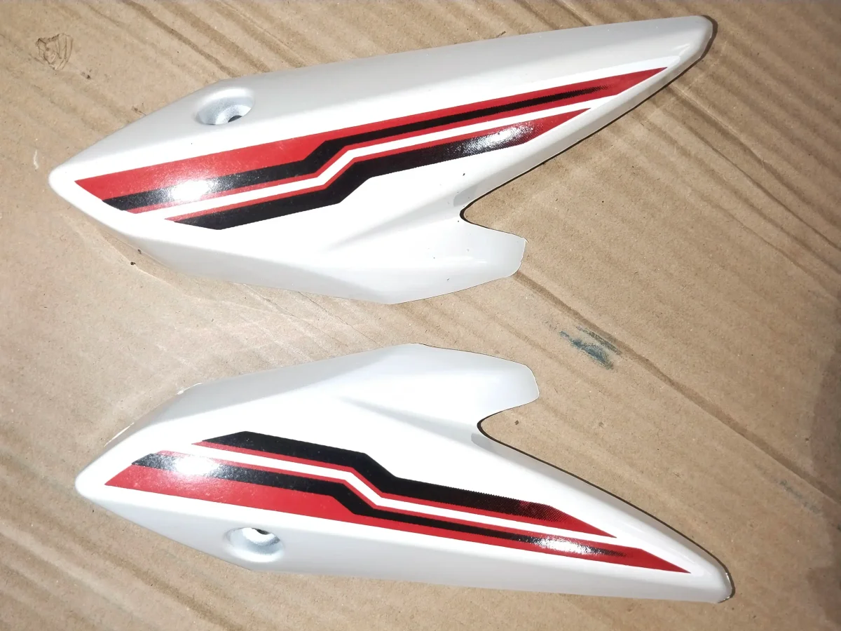 FZ V2 HEAD LIGHT VISOR WHITE/RED 2