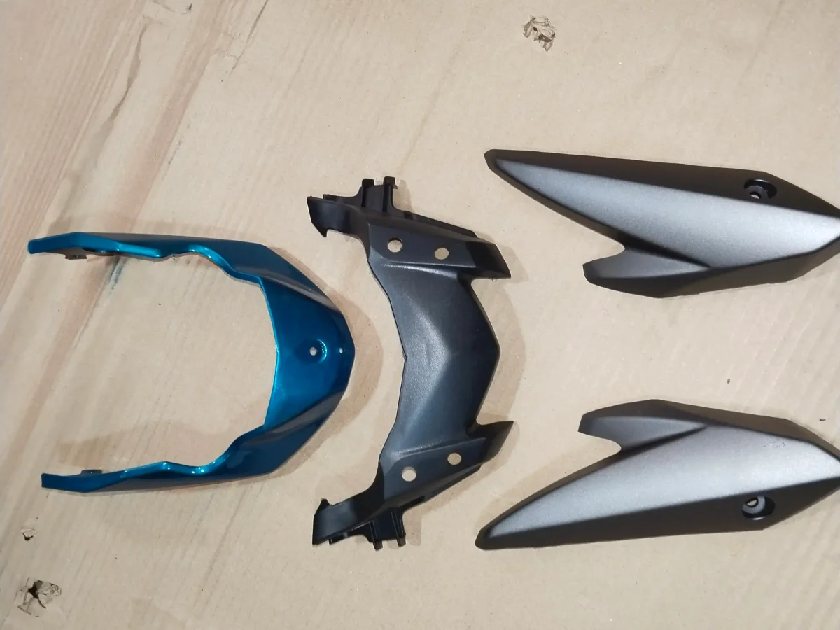FZ V2 HEAD LIGHT VISOR MATT GREY/CYAN
