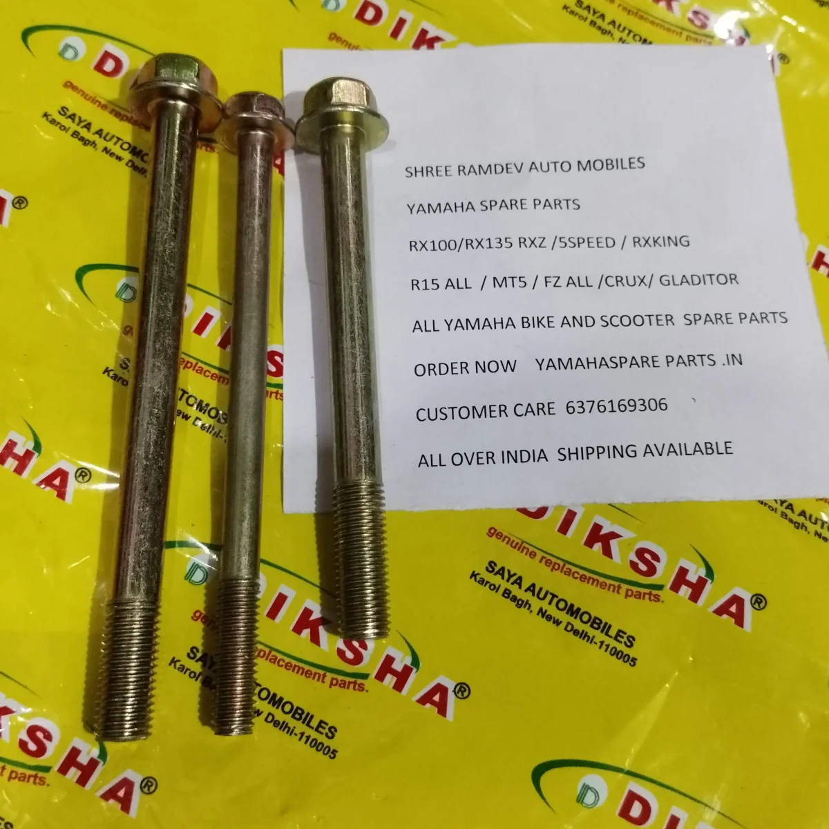 Engine Bolt Kit Rx Series