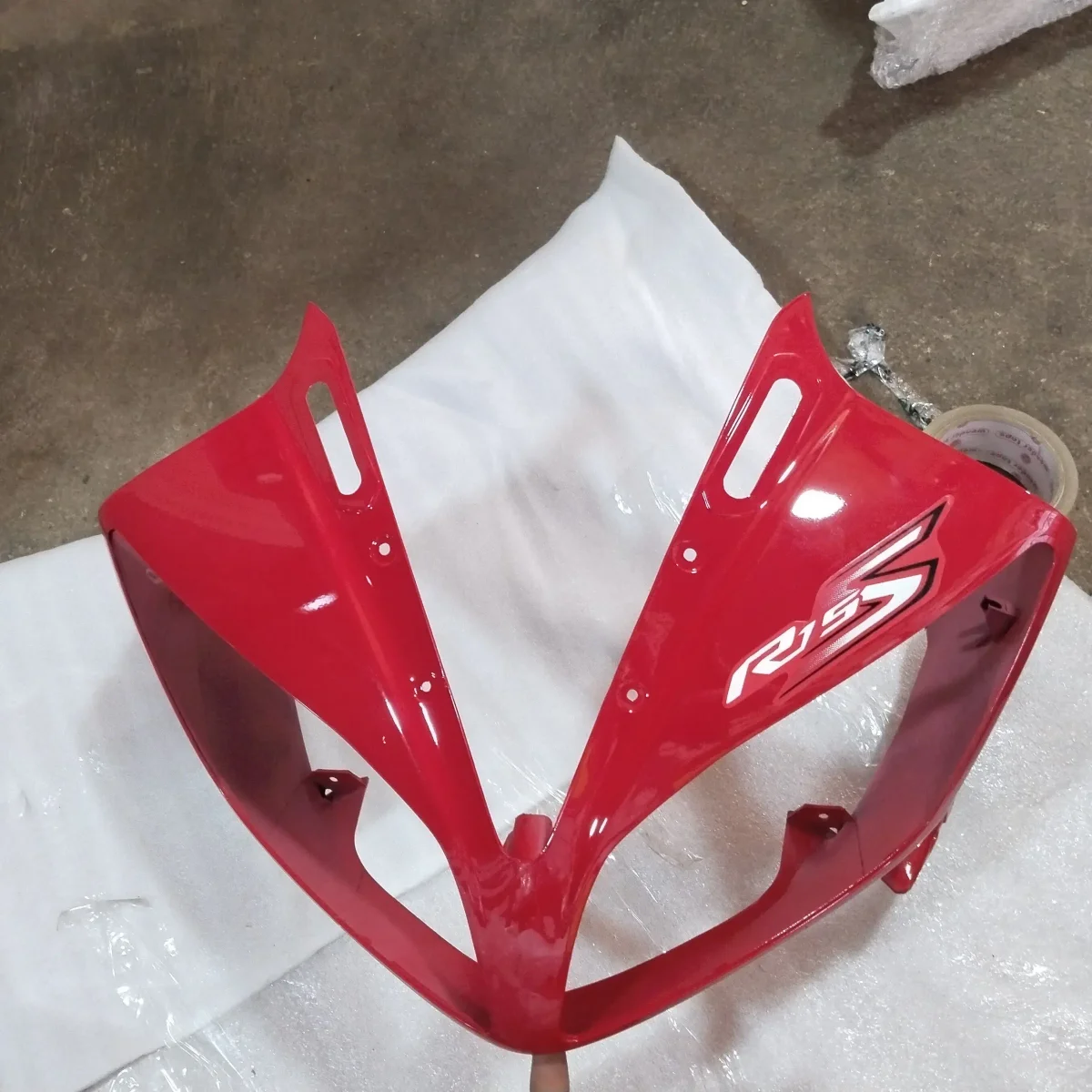 R15-S HEAD LIGHT VISOR SPORT/RED