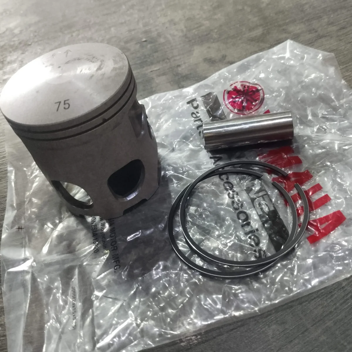 Piston assy 0.75 Size Rx King/Rxz/Rxg/Rx135 Original