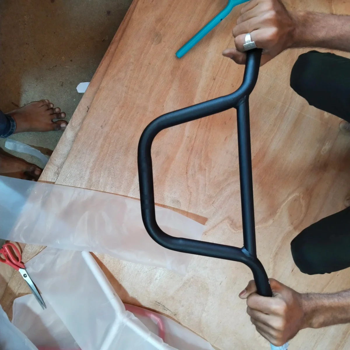RX100 & RX135 KERALA HANDLE BAR (MATT BLACK) 2