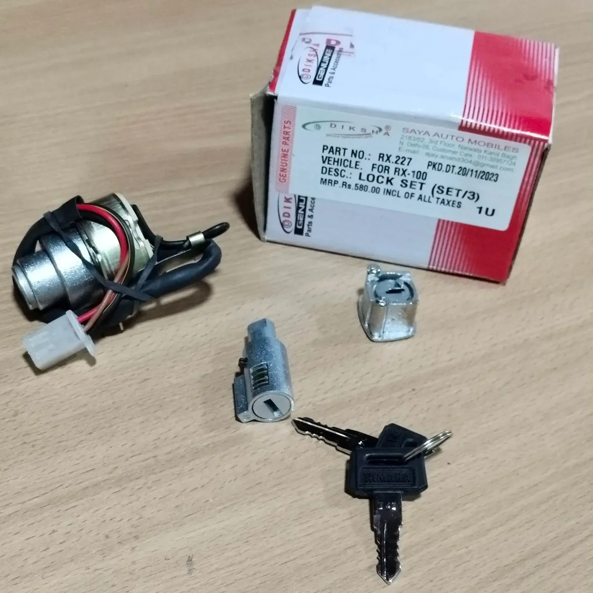 LOCK SET (SET/3) (RX.227)