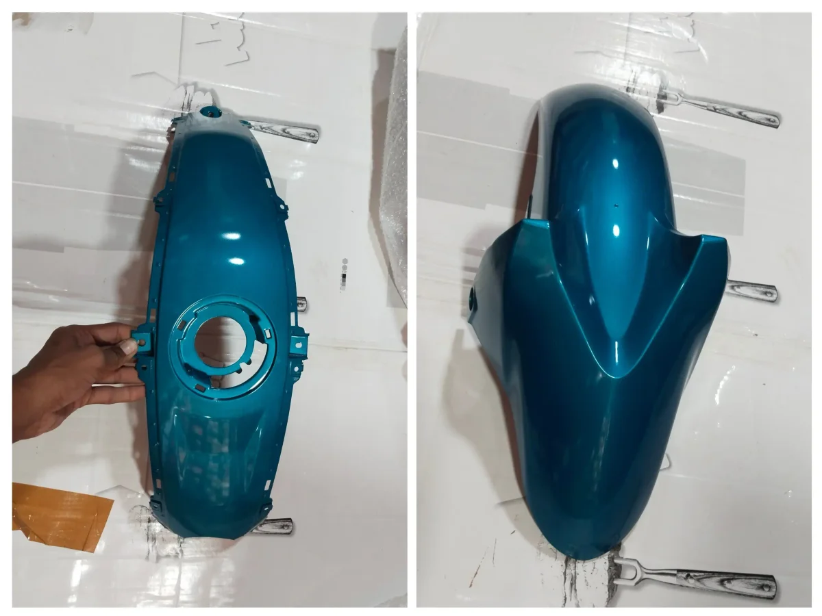FZ V2 FULL BODY KIT BLACK/CYAN 2