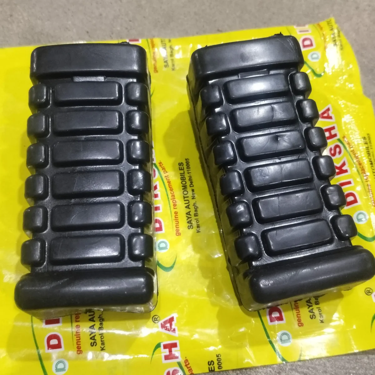 Foot Rest Rubber Box Type Rx Series 2