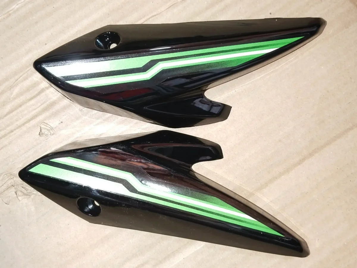 FZ V2 HEAD LIGHT VISOR BLACK/GREEN 2