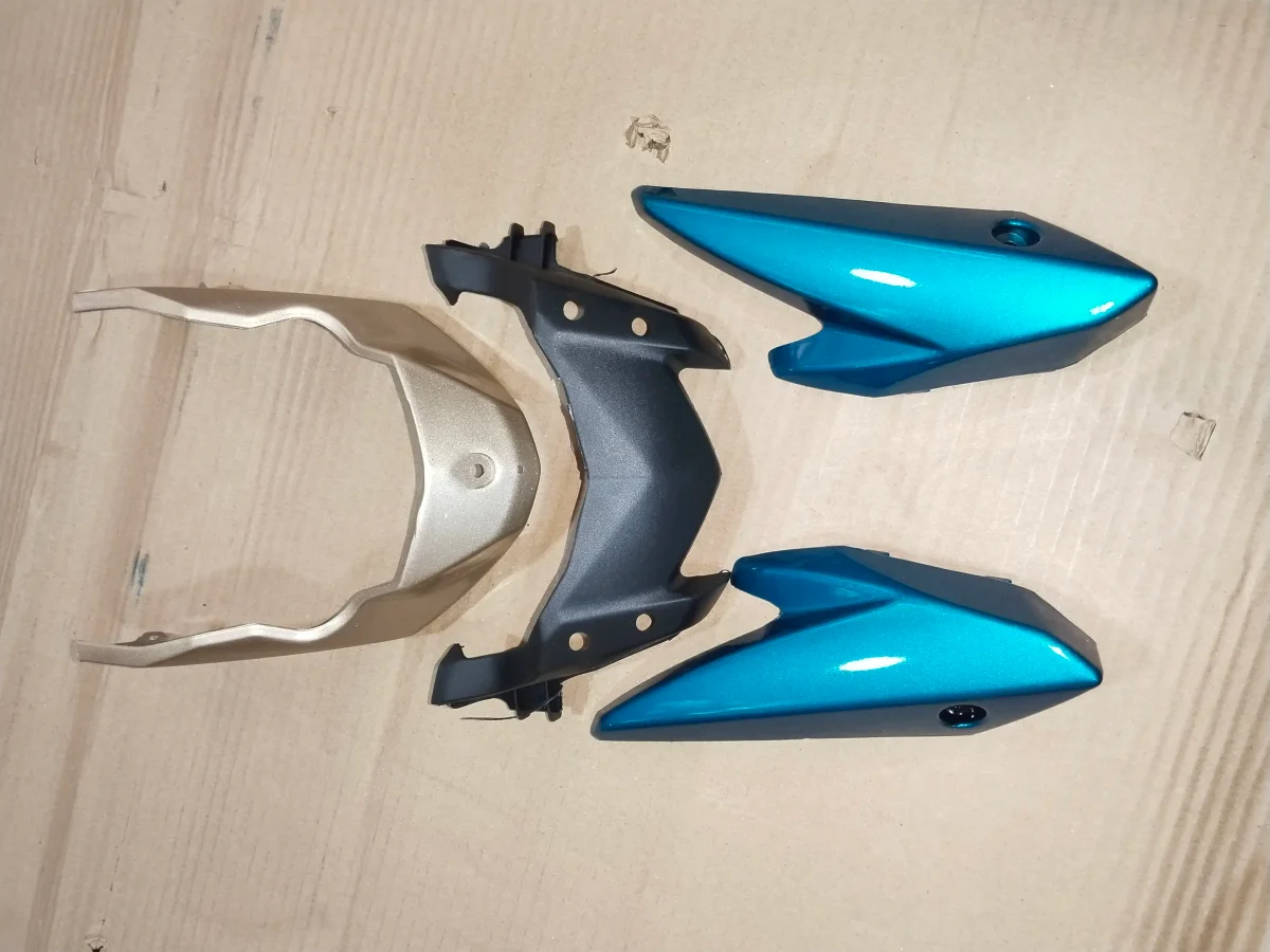 FZ V2 HEAD LIGHT VISOR CYEN BLUE/GONDEN