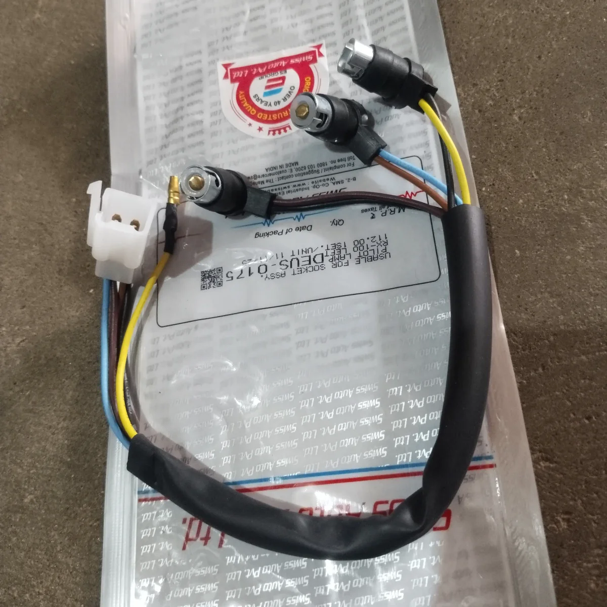 Rx Pilot Lamp Holder set of 3 Oem