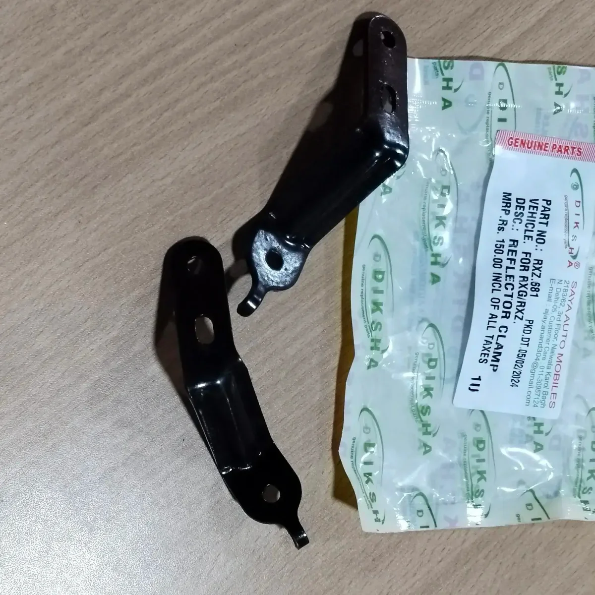 VISOR CLAMP SET/2 (RXZ.677) 2