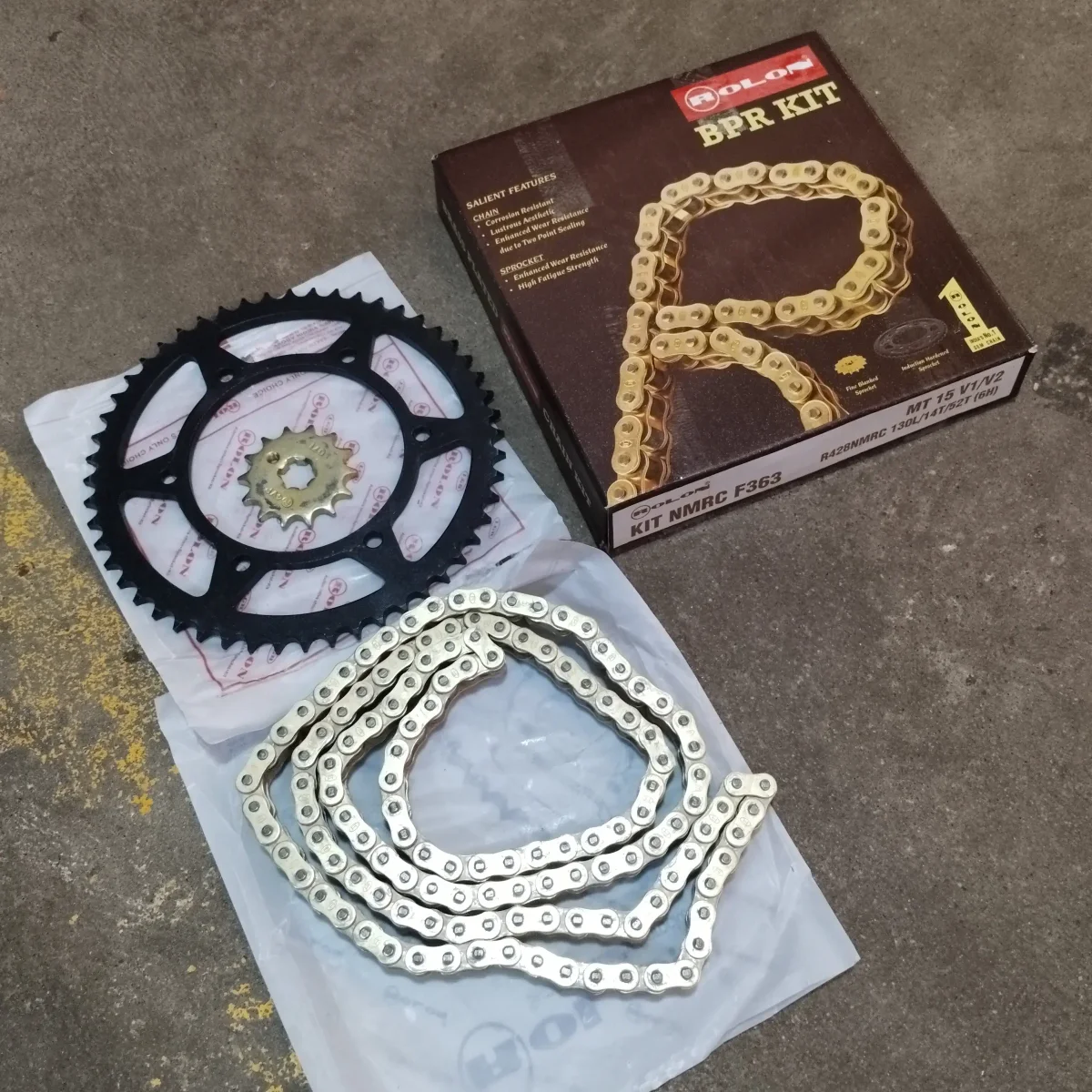 CHAIN KIT MT V1 V2 BRASS TYPE 2