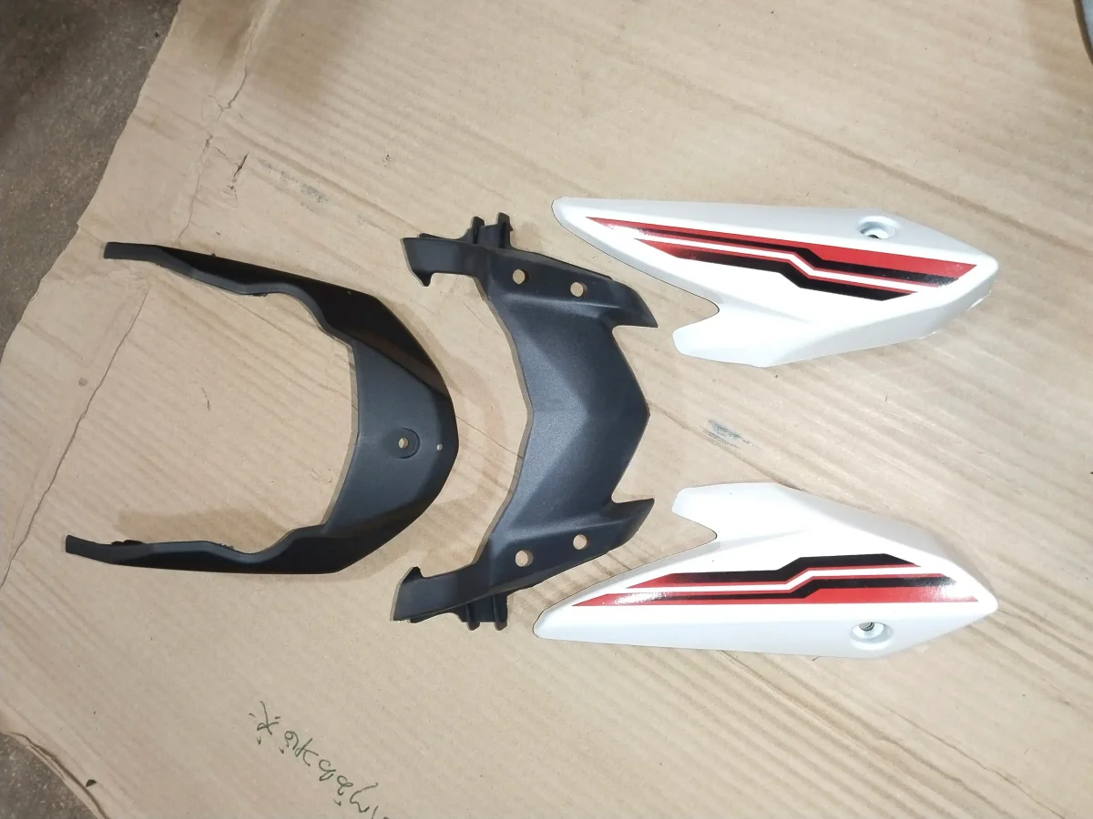 FZ V2 HEAD LIGHT VISOR WHITE/RED