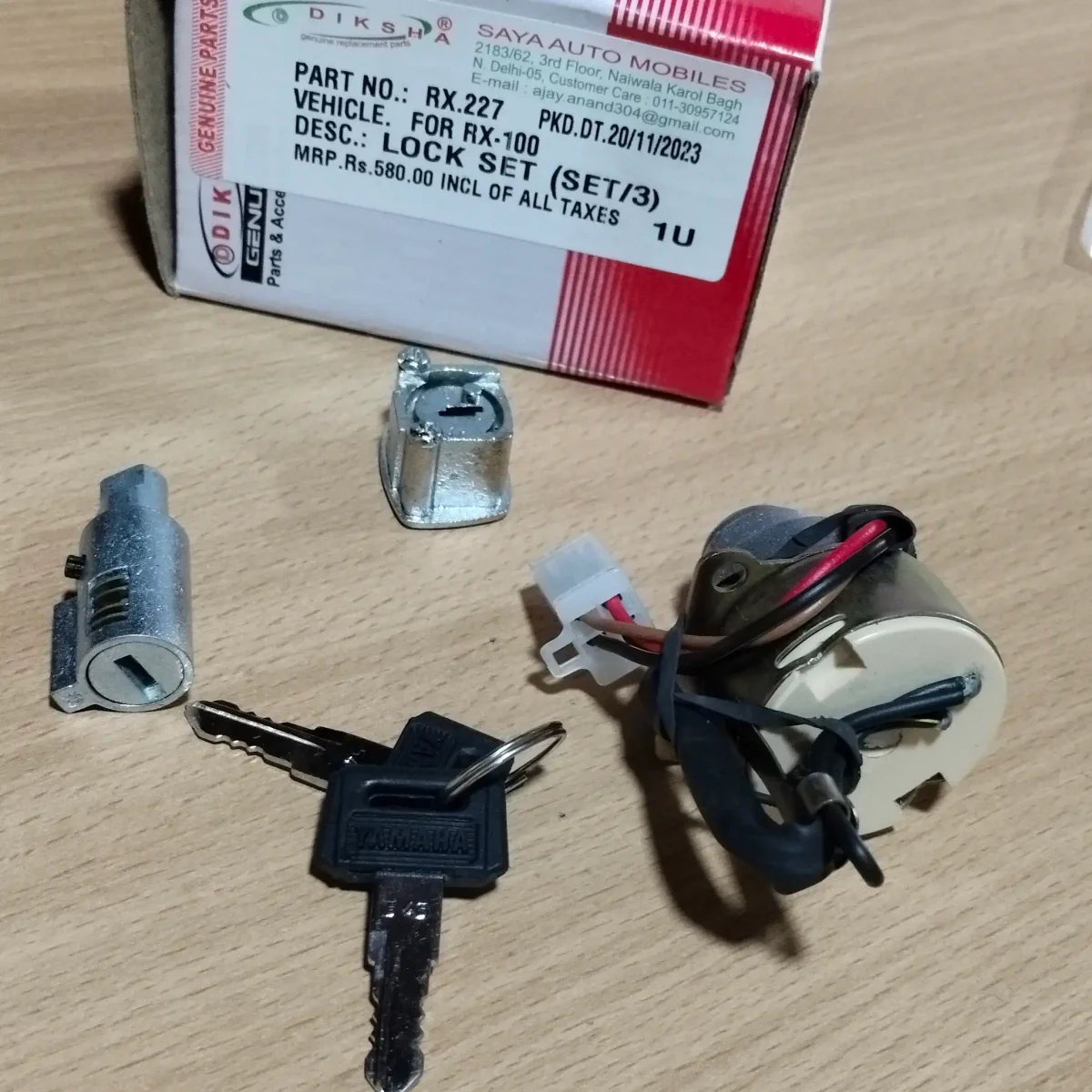 LOCK SET (SET/3) (RX.227) 2