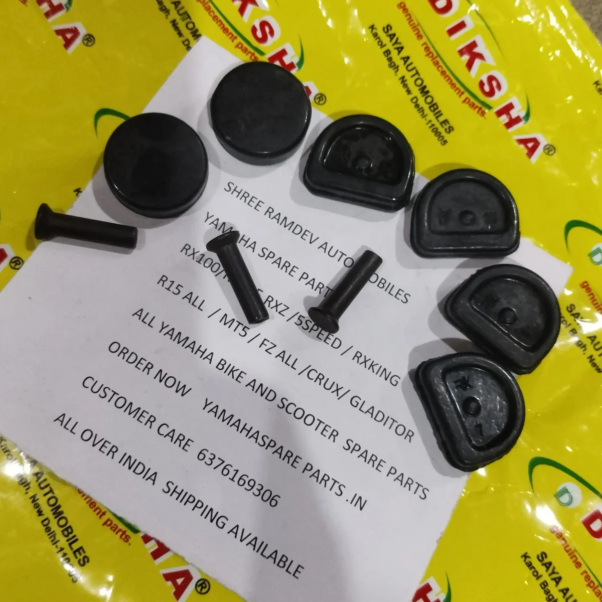 Clutch Rubber Kit Rx 100 2