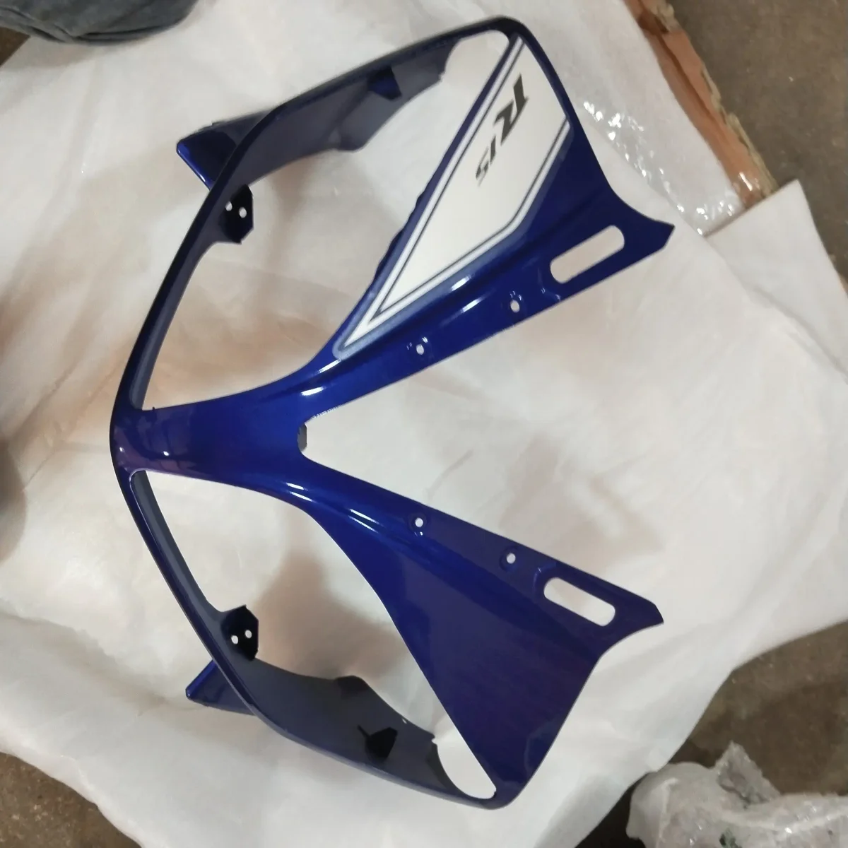 R15 V2 HEAD LIGHT VISOR BLUE