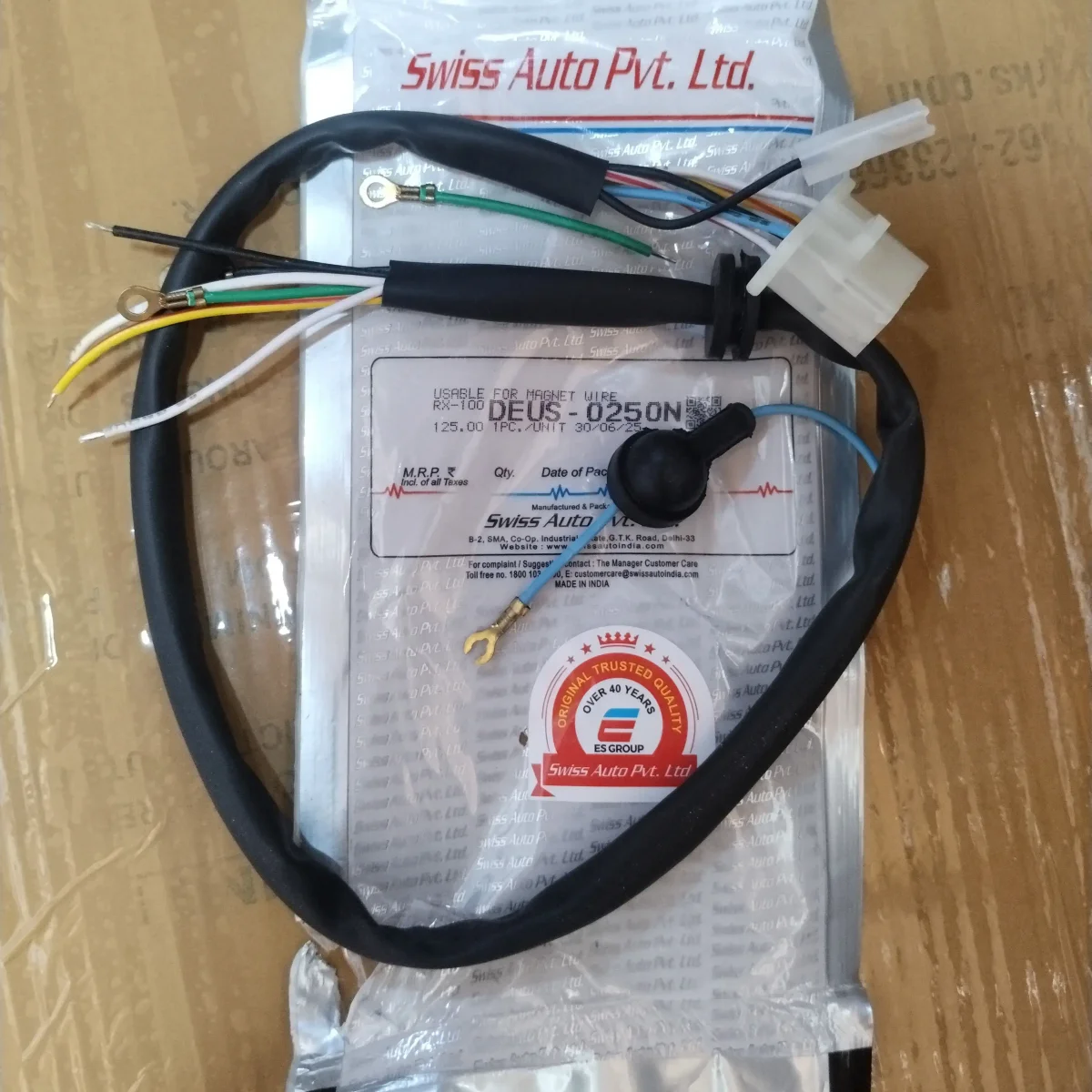 COIL PLATE WIRING RX100 OEM
