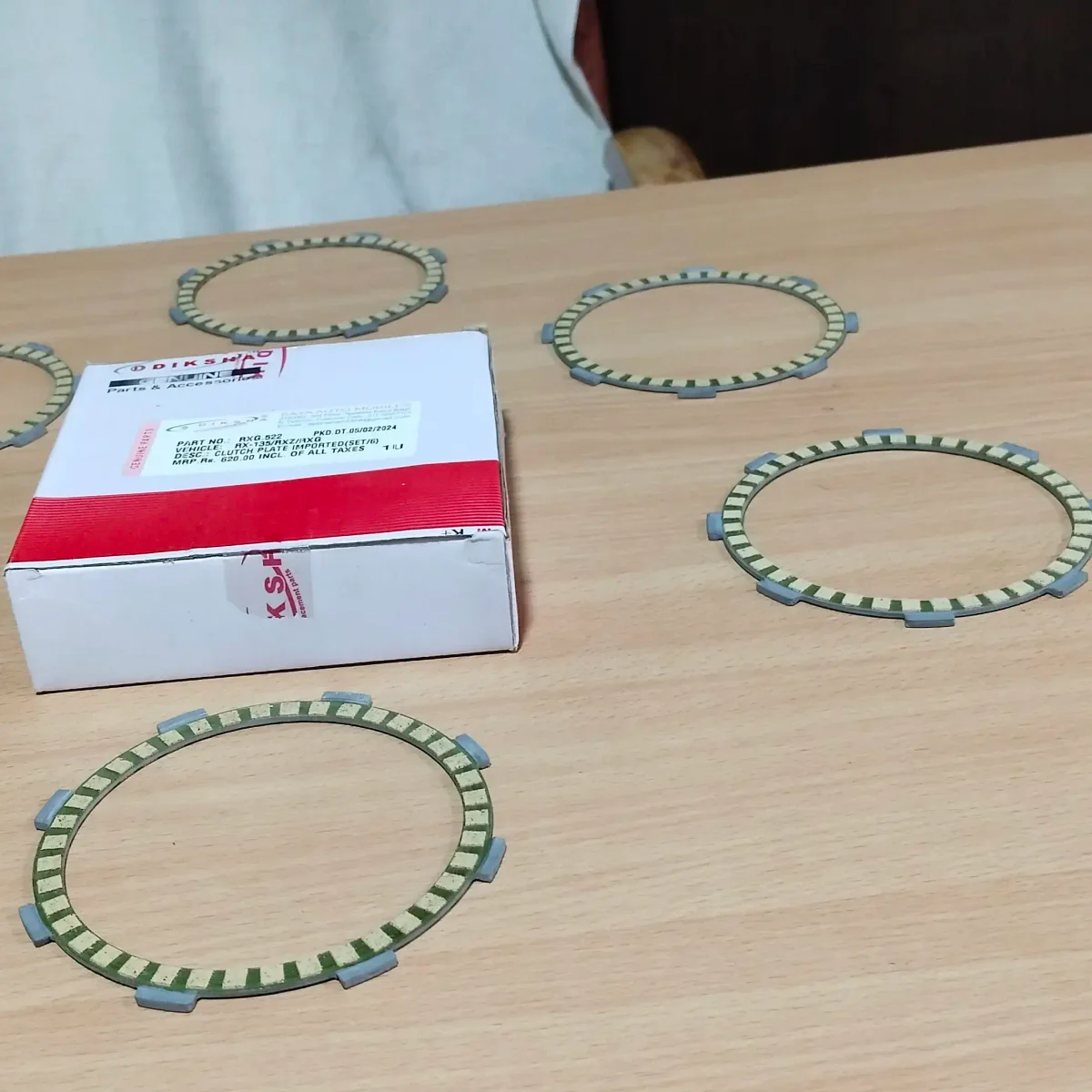 CLUTCH PLATE (SET / 6) (RXG.522