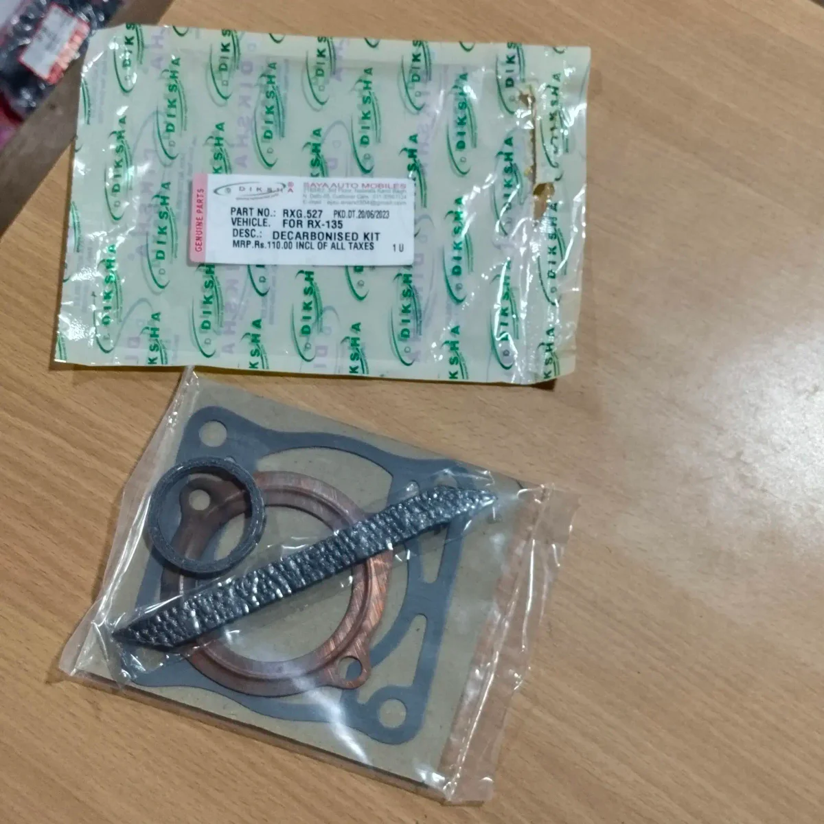 DECARBONISED KIT (RXG.527) 2