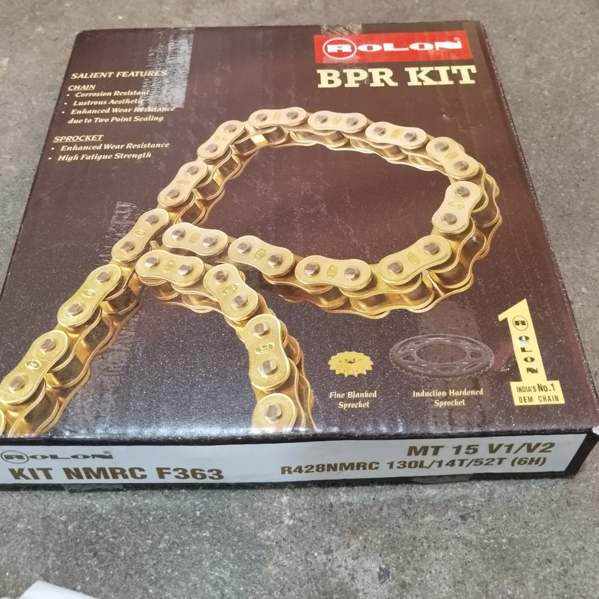 CHAIN KIT MT V1 V2 BRASS TYPE