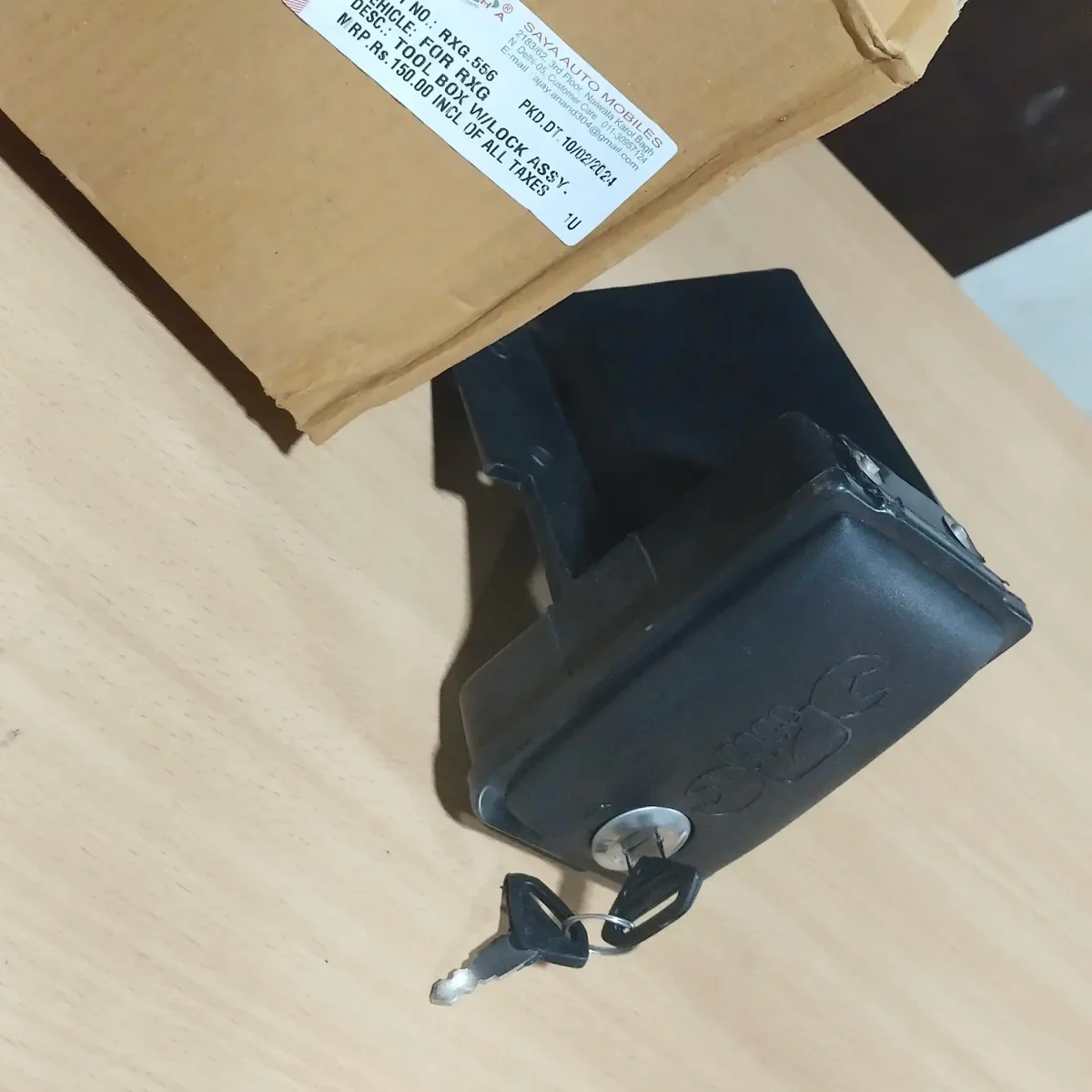 TOOL BOX W/LOCK ASSY (RXG.556)