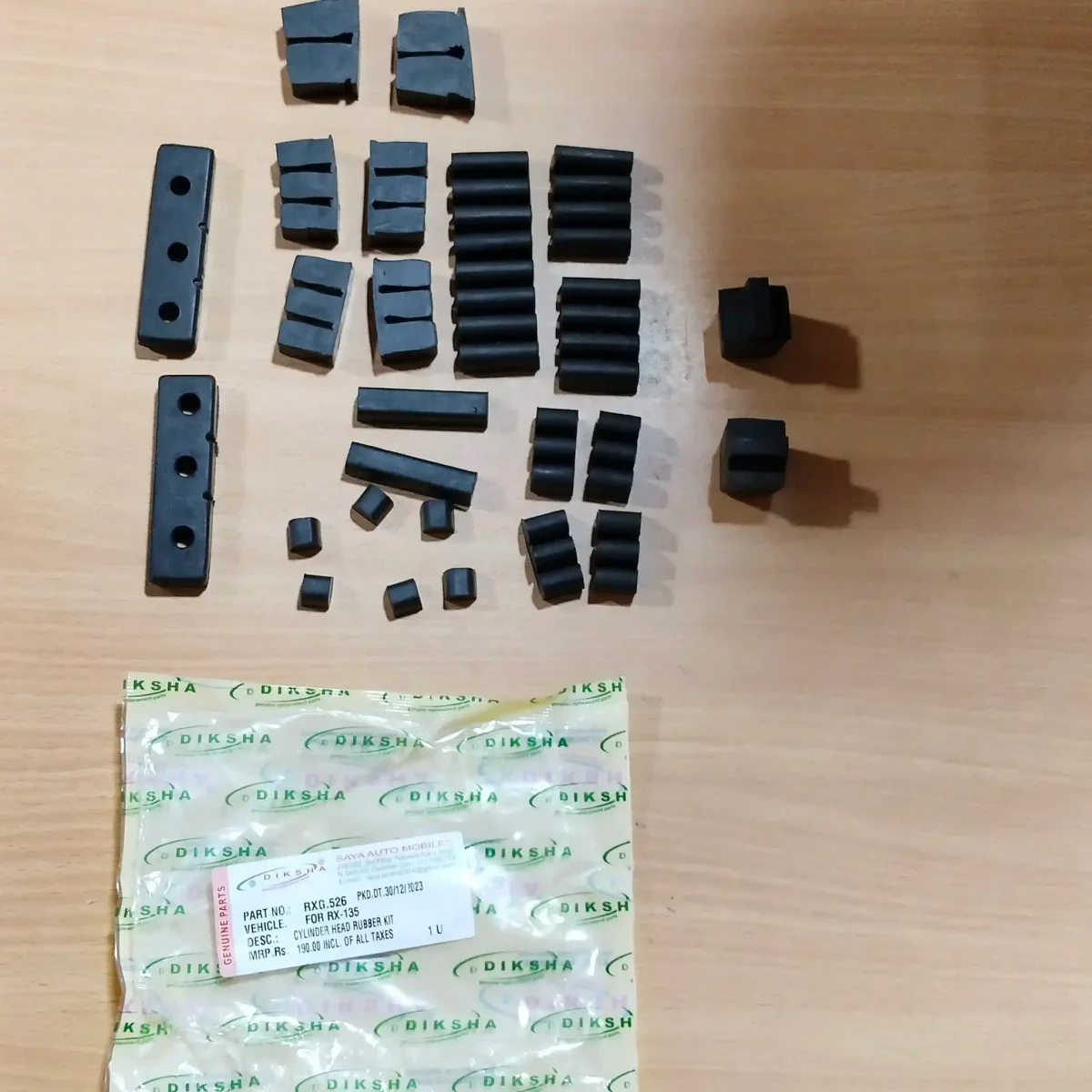 CYLINDER HEAD RUBBER KIT (RXG.526) 2