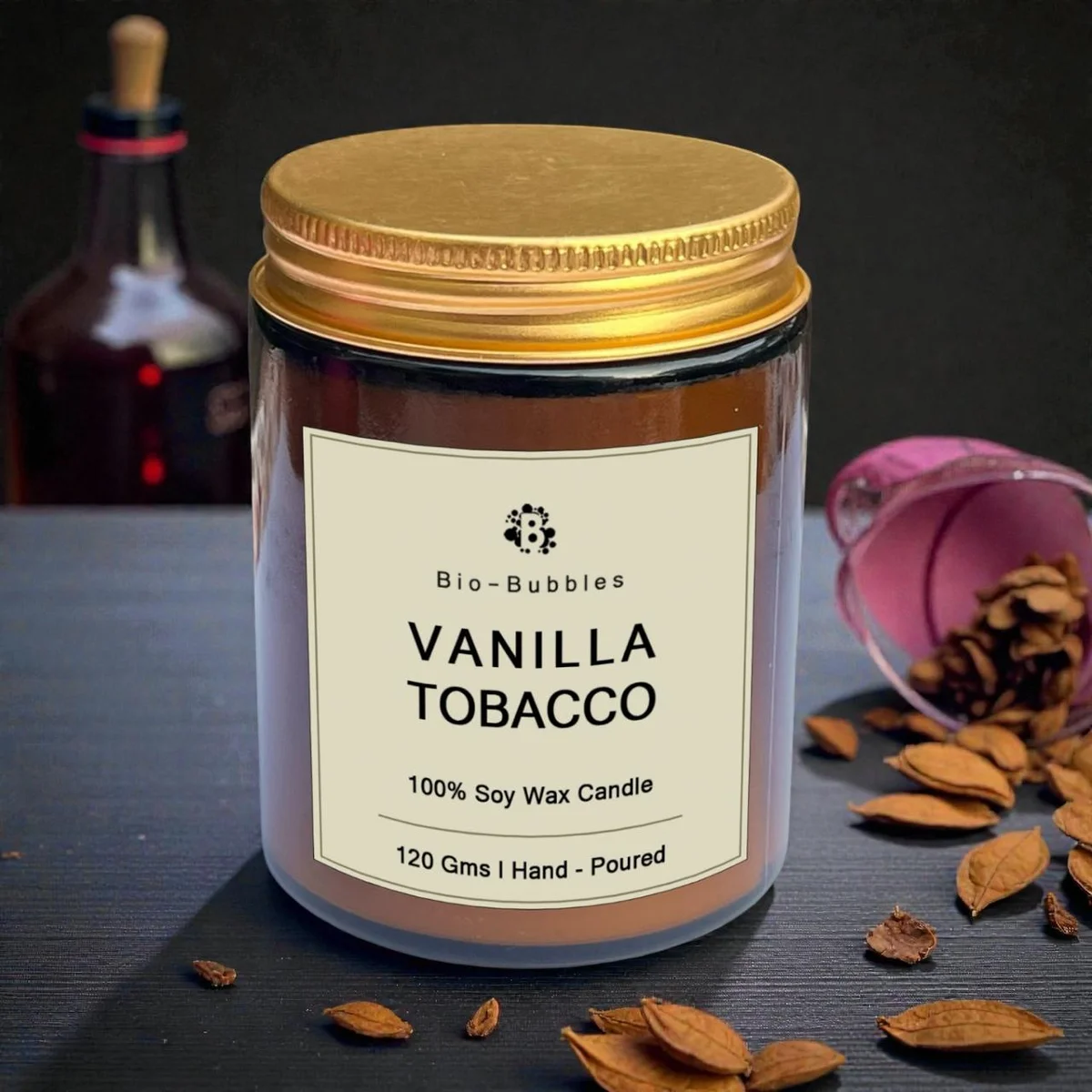 VANILLA TOBACCO SOY WAX CANDLE