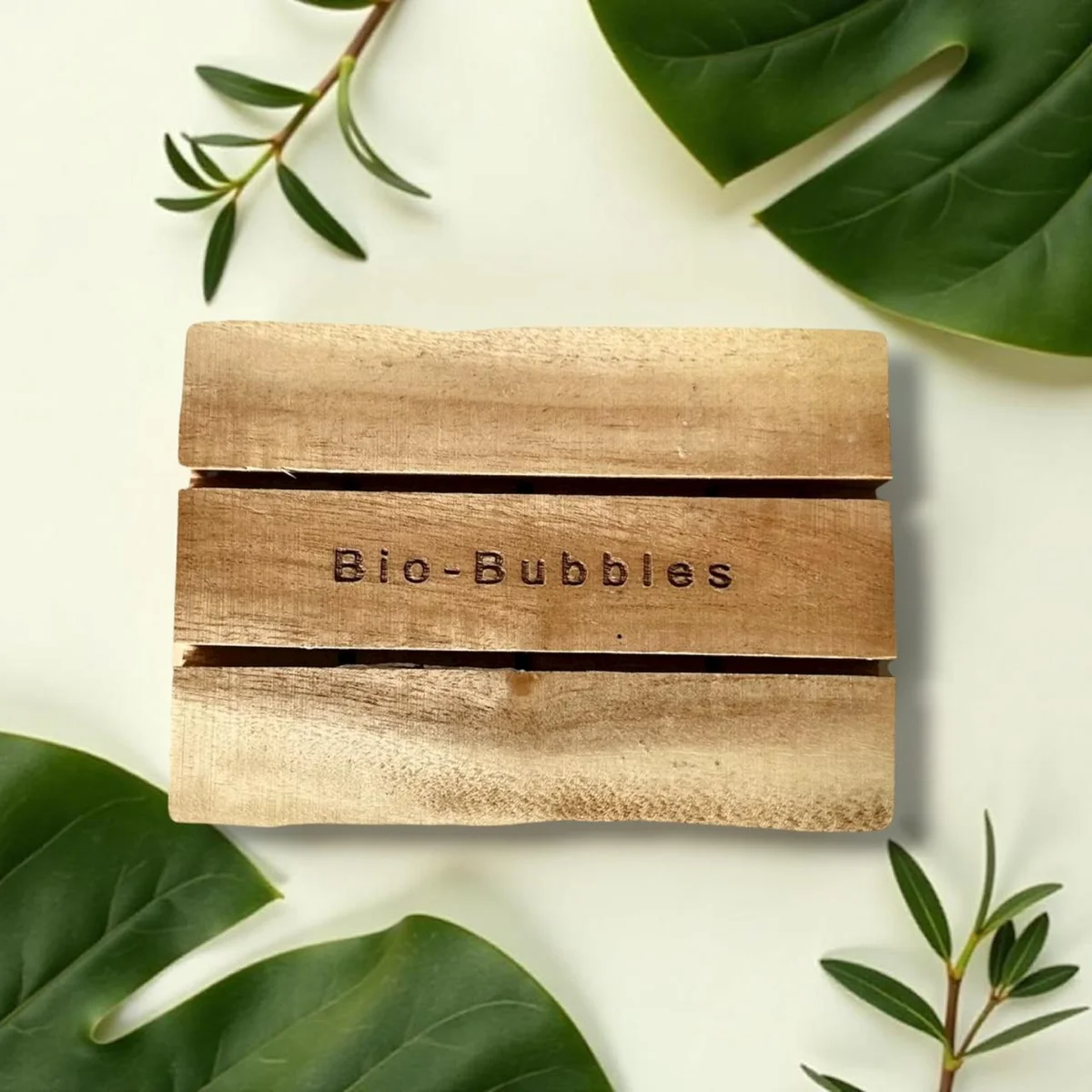 NEEM WOOD FLAT SOAP DISH