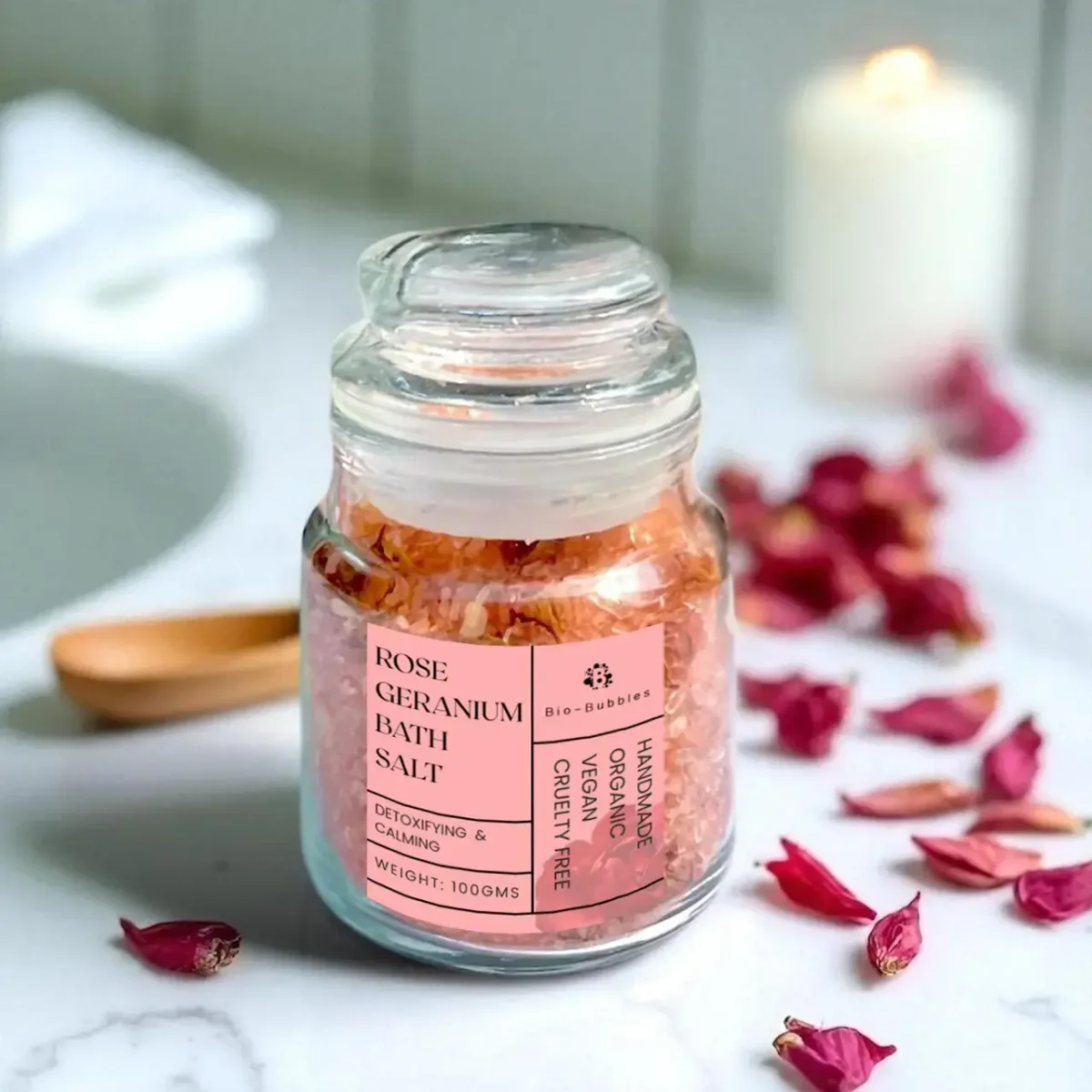 Bio-Bubbles Rose Geranium Bath Salt