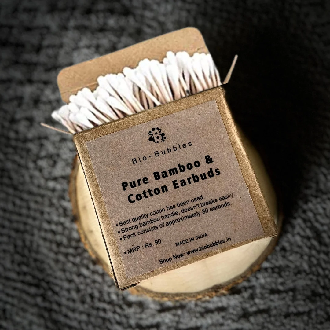 PURE BAMBOO & COTTON EARBUDS