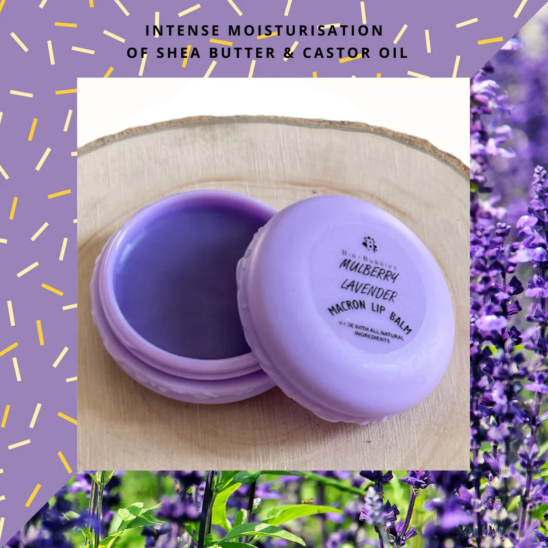 MULBERRY LAVENDER MACRON LIP BALM