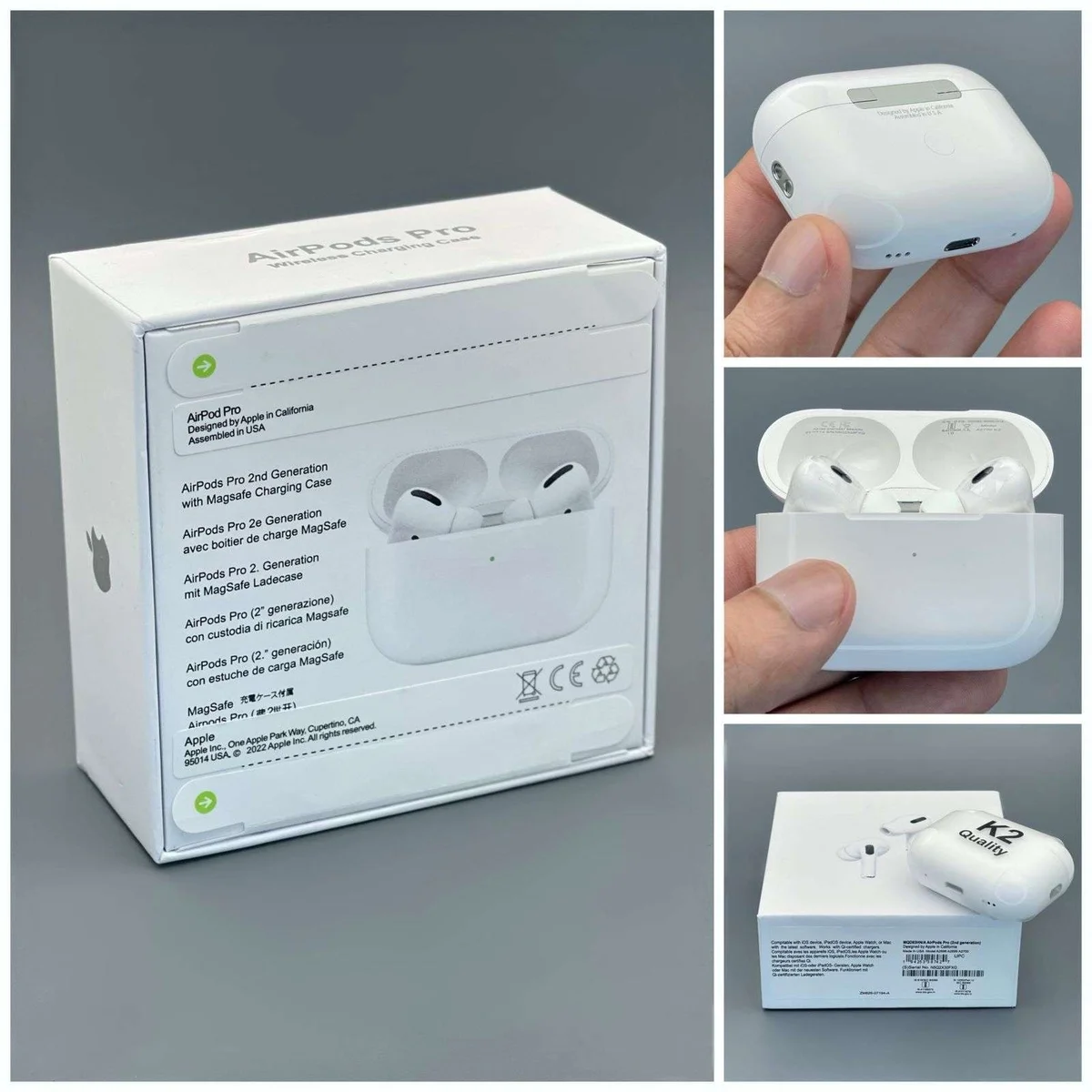 Apple Airpods Pro 2 Super Quality 🔥( Free Cover🎉)