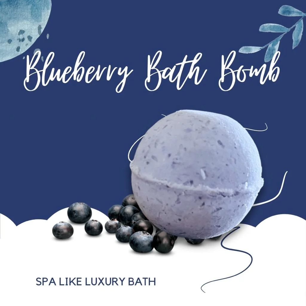 BLUEBERRY BATH BOMB