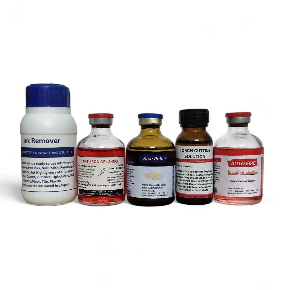 Ink remover, Anti iron gel 2inch, Rice puller, Torch cutting, Auto fire Pack