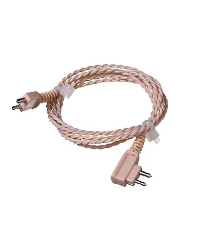 Hearing Aid 2 pin wire with 1 Speaker (2 Pin) for Pocket Model Hearing Aid 2